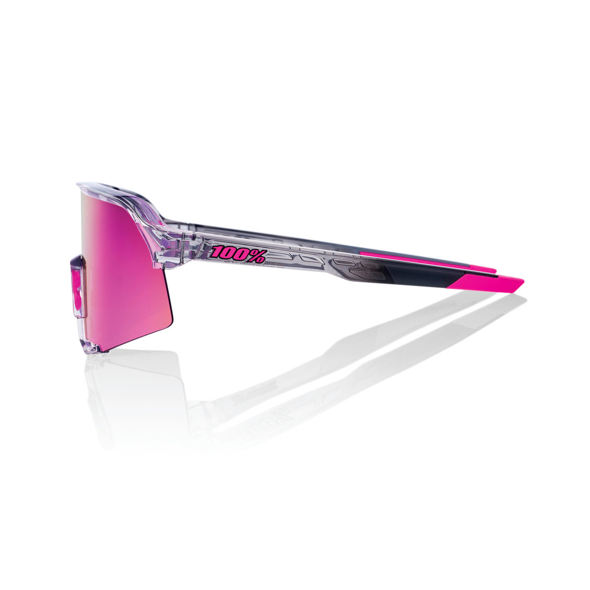 S3 - Polished Translucent Grey - Purple Multilayer Mirror Lens